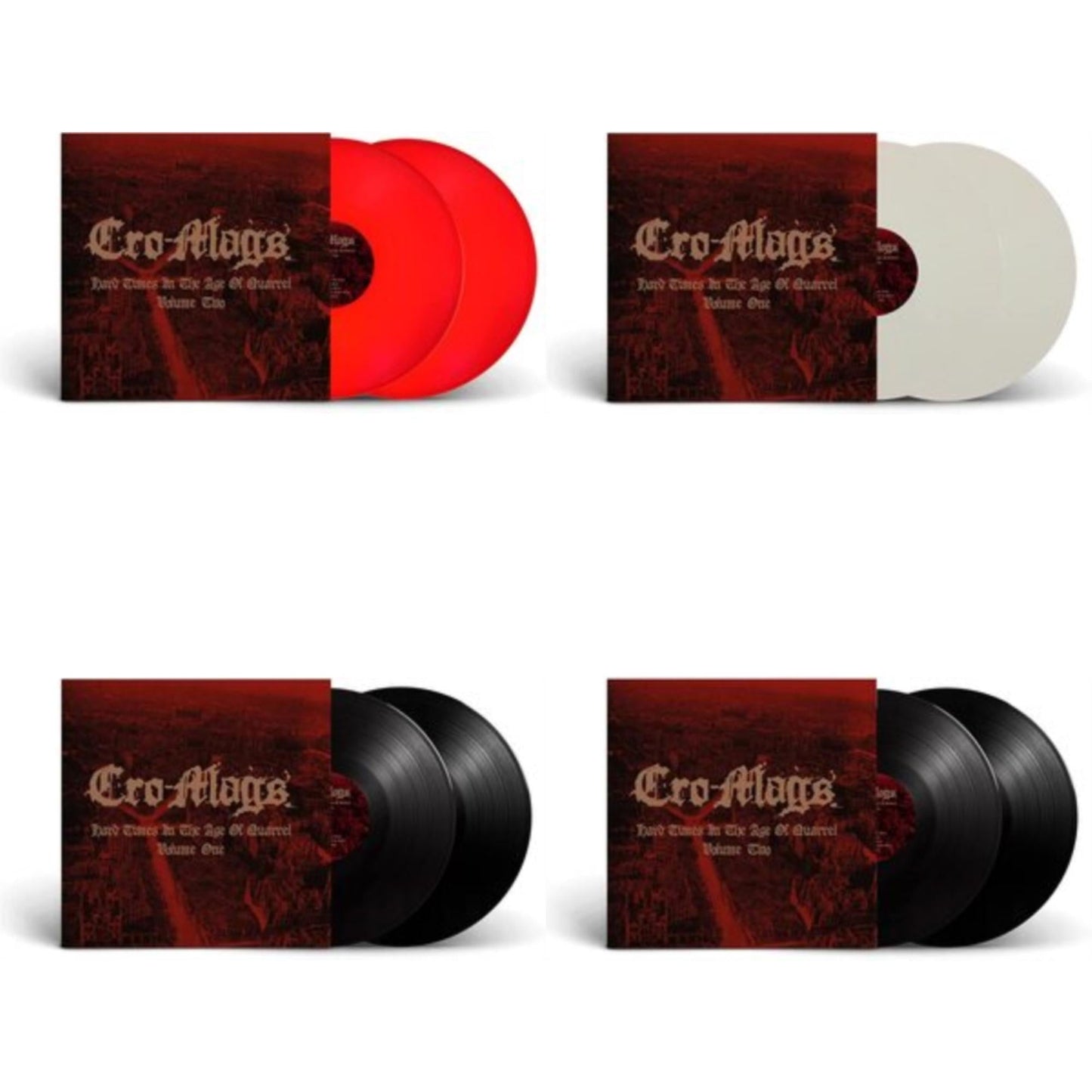 This is a 4 LP Vinyl SKU bundle.
1.This LP Vinyl is brand new.Format: LP VinylMusic Style: HardcoreThis item's title is: Hard Times In The Age Of Quarrel: Vol 2 (2LP/Red Vinyl)Artist: Cro-MagsLabel: BACK ON BLACKBarcode: 803341542815Release Date: 2/18/2022
2.