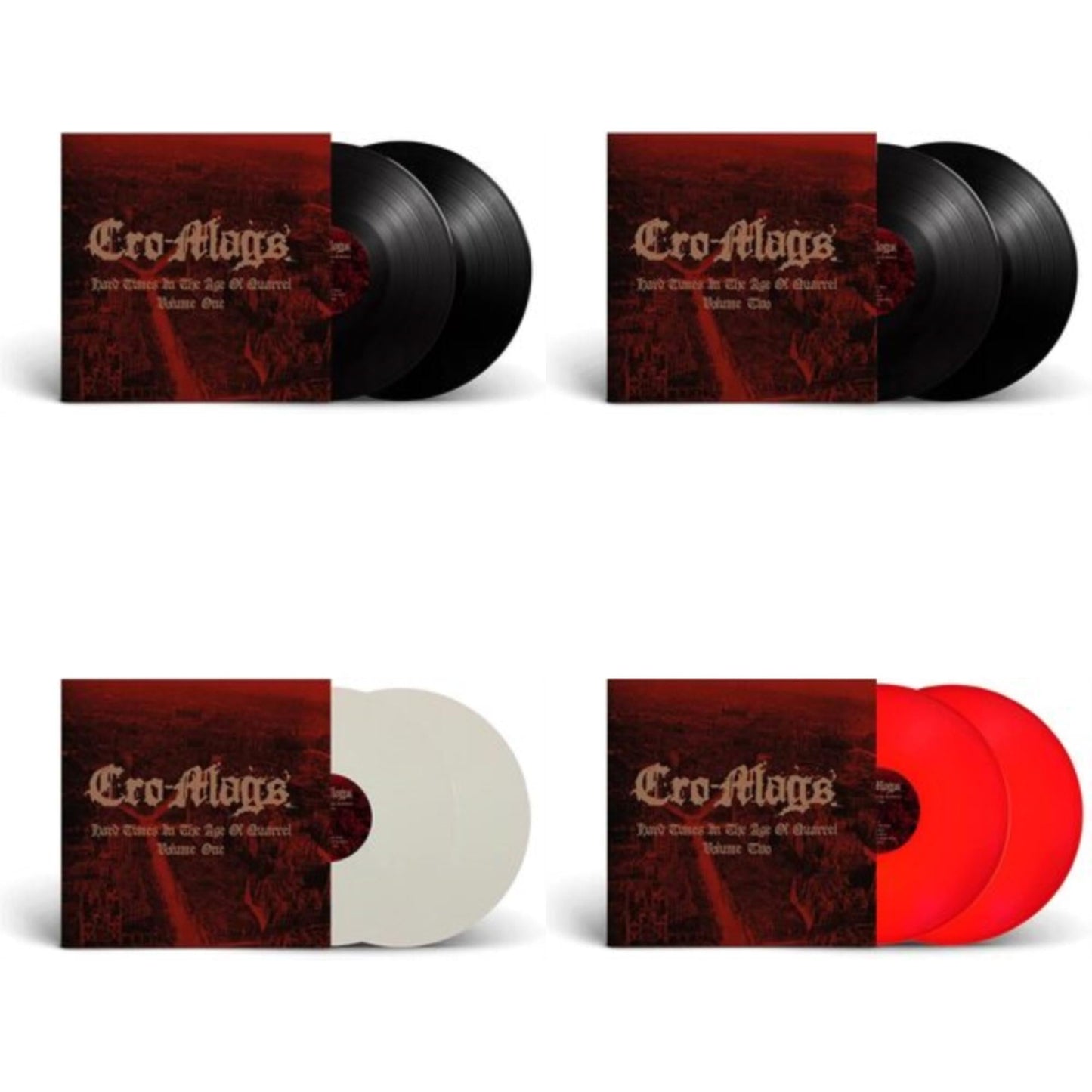 This is a 4 LP Vinyl SKU bundle.
1.This LP Vinyl is brand new.Format: LP VinylMusic Style: HardcoreThis item's title is: Hard Times In The Age Of Quarrel: Vol 1 (2LP)Artist: Cro-MagsLabel: BACK ON BLACKBarcode: 803341543409Release Date: 2/18/2022
2.This LP Vinyl is brand new.