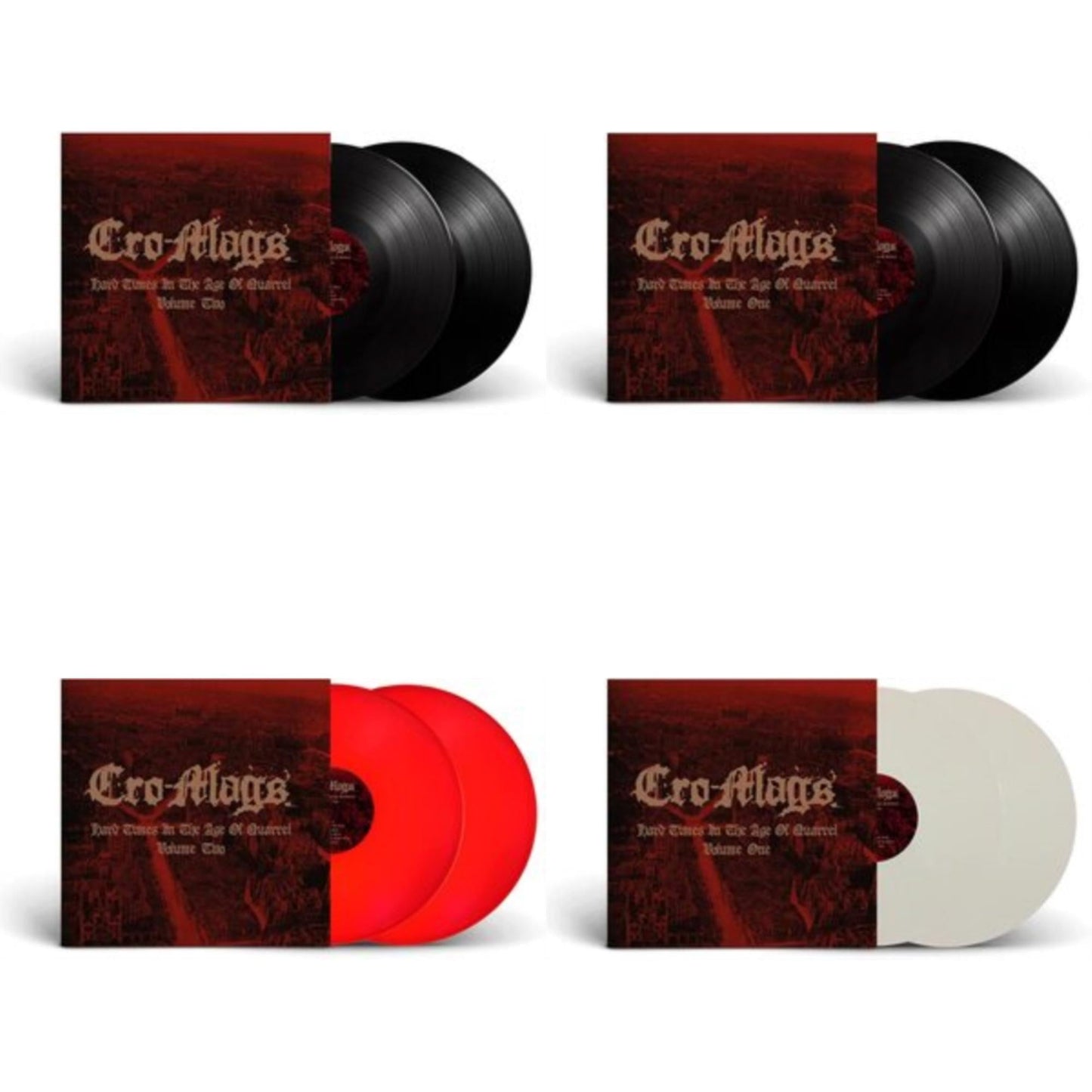 This is a 4 LP Vinyl SKU bundle.
1.This LP Vinyl is brand new.Format: LP VinylMusic Style: HardcoreThis item's title is: Hard Times In The Age Of Quarrel: Vol 1 (2LP/White Vinyl)Artist: Cro-MagsLabel: BACK ON BLACKBarcode: 803341542808Release Date: 2/18/2022
2.