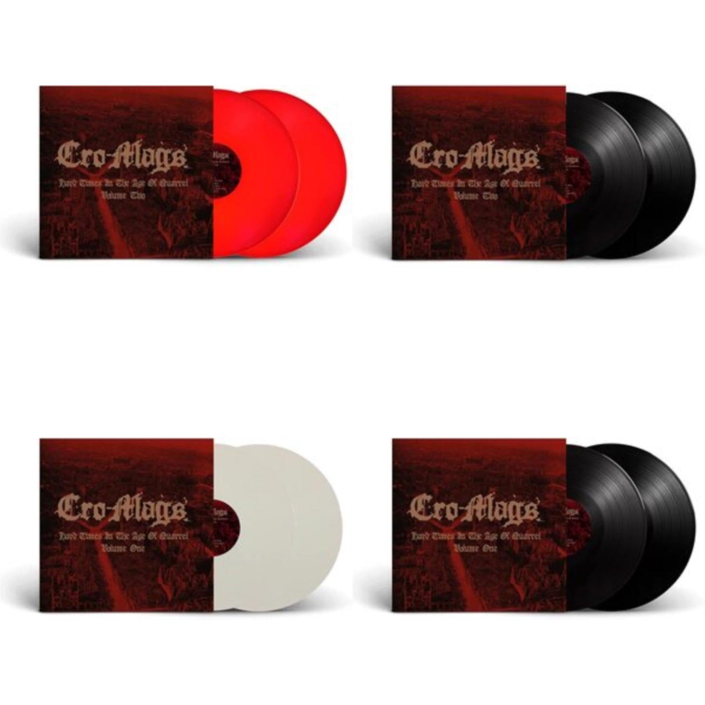 This is a 4 LP Vinyl SKU bundle.
1.This LP Vinyl is brand new.Format: LP VinylMusic Style: HardcoreThis item's title is: Hard Times In The Age Of Quarrel: Vol 2 (2LP/Red Vinyl)Artist: Cro-MagsLabel: BACK ON BLACKBarcode: 803341542815Release Date: 2/18/2022
2.