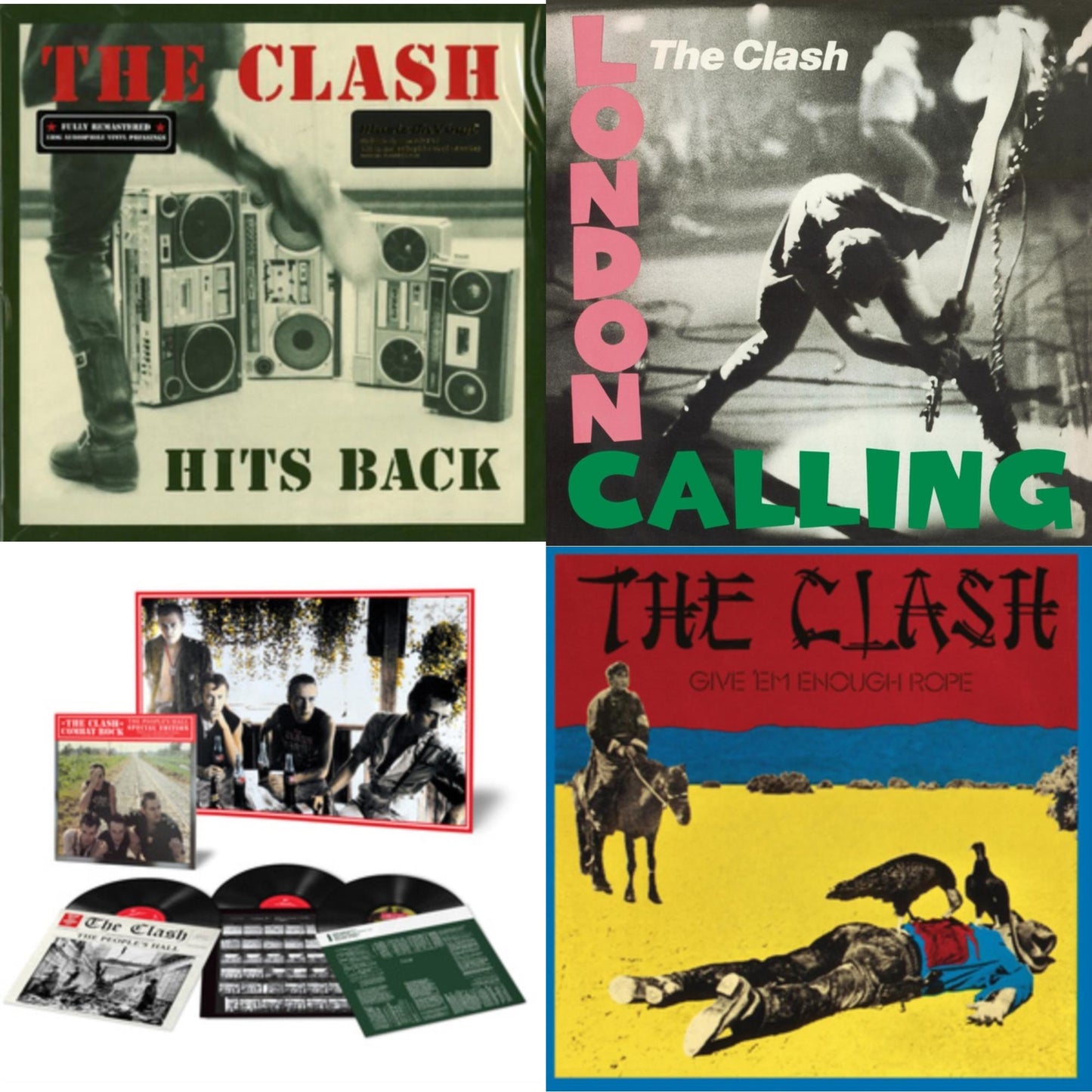 This is a 4 LP Vinyl SKU bundle.
1.This LP Vinyl is brand new.Format: LP VinylMusic Style: PunkThis item's title is: Combat Rock + The People's Hall (Special Edition/3LP/180G)Artist: ClashLabel: LEGACYBarcode: 194399551318Release Date: 5/20/2022
2.This LP Vinyl is brand new.