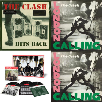 This is a 4 LP Vinyl SKU bundle.
1.This LP Vinyl is brand new.Format: LP VinylMusic Style: PunkThis item's title is: Hits Back (180G)Artist: ClashLabel: ColumbiaBarcode: 8718469533572Release Date: 9/9/2013
2.This LP Vinyl is brand new.