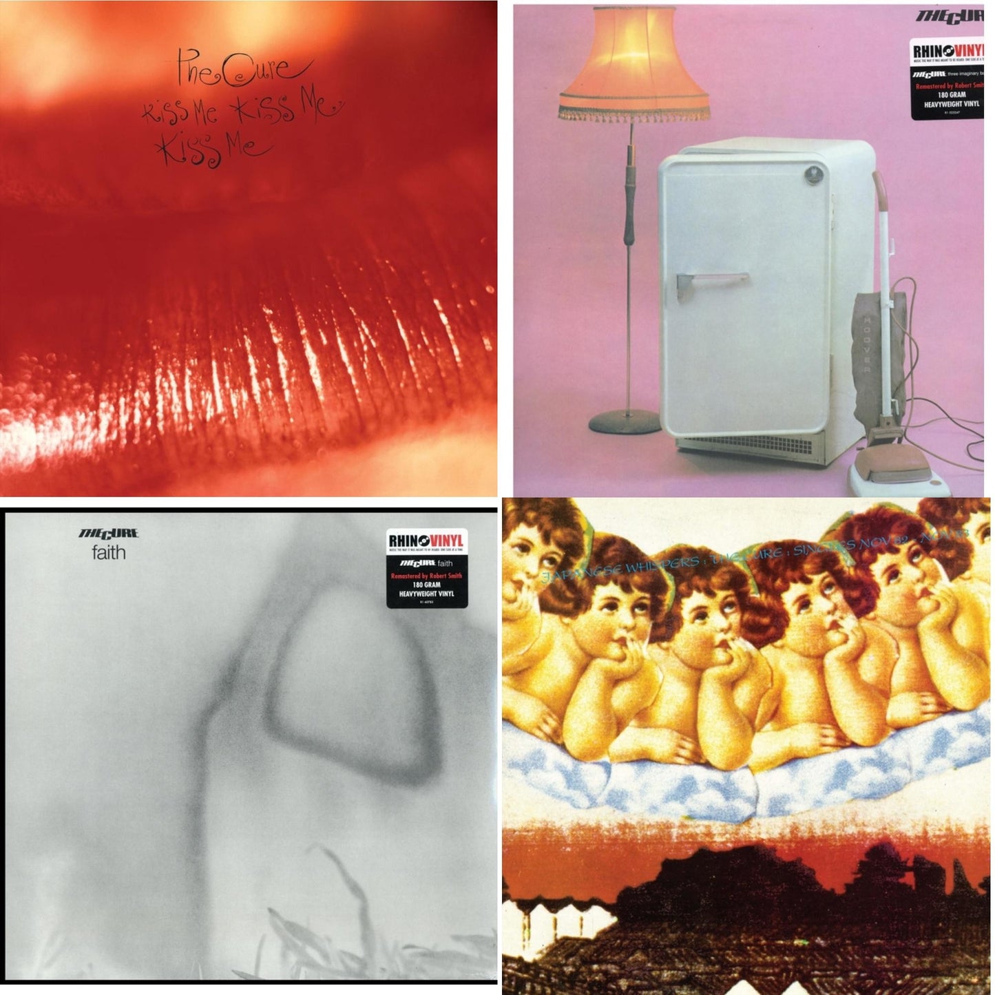Kiss Me, Kiss Me, Kiss Me (180G) & Three Imaginary Boys (180G) & Faith (180G) & Japanese Whispers: The Cure Singles Nov 82:Nov 83 (Clear LP Vinyl/Transclear Sleeve W/ Inner Bag)