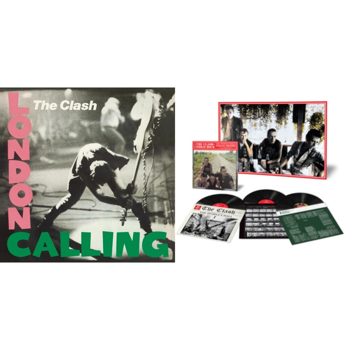 This is a 2 LP Vinyl SKU bundle.
1.This LP Vinyl is brand new.Format: LP VinylMusic Style: PunkThis item's title is: London Calling (2LP/180G/Remastered)Artist: ClashLabel: LEGACYBarcode: 887254469919Release Date: 10/15/2013
2.This LP Vinyl is brand new.