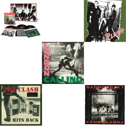Combat Rock + The People's Hall (Special Edition/3LP/180G) & Hits Back (180G) & London Calling (2LP/180G/Remastered) & Clash (180G/Remastered) & Sandinista (3LP/180G/Remastered)