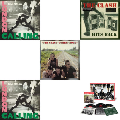 This is a 5 LP Vinyl SKU bundle.
1.This LP Vinyl is brand new.Format: LP VinylMusic Style: PunkThis item's title is: London Calling (2LP/180G/Remastered)Artist: ClashLabel: LEGACYBarcode: 887254469919Release Date: 10/15/2013
2.This LP Vinyl is brand new.