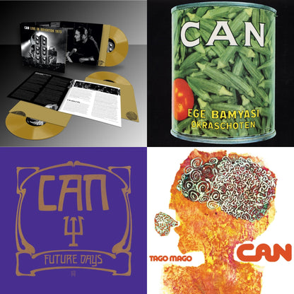 Live In Brighton 1975 (Limited Edition/Inca Gold Vinyl/3LP) & Ege Bamyasi (Limited Edition Green LP Vinyl) & Future Days (Limited Edition Gold LP Vinyl) & Tago Mago (Limited Edition Orange LP Vinyl)