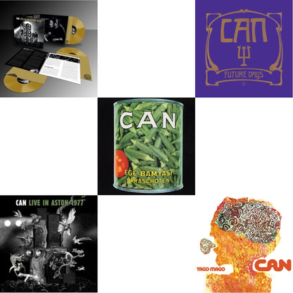 Live In Brighton 1975 (Limited Edition/Inca Gold Vinyl/3LP) & Live In Aston 1977 & Ege Bamyasi (Limited Edition Green LP Vinyl) & Future Days (Limited Edition Gold LP Vinyl) & Tago Mago (Limited Edition Orange LP Vinyl)