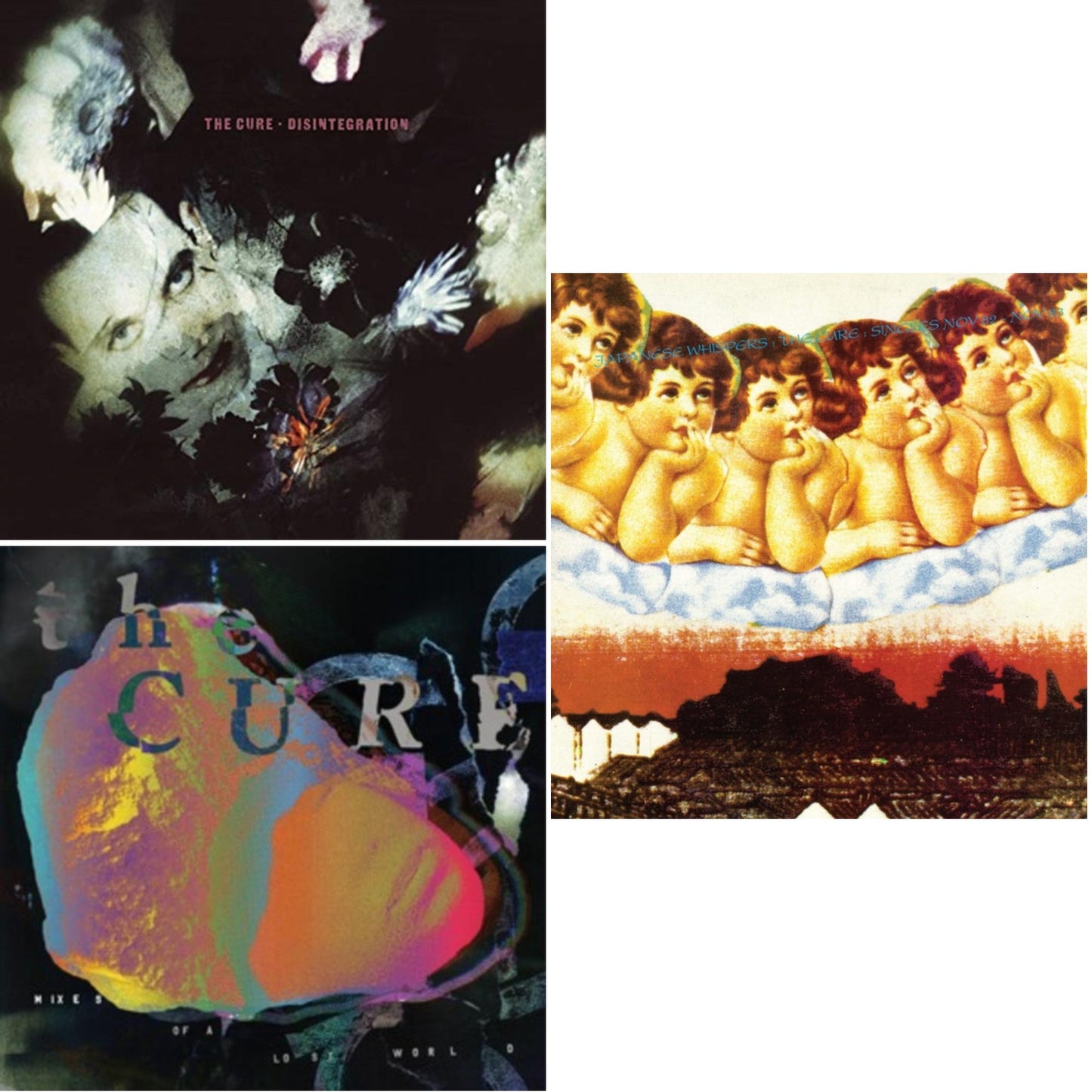 Disintegration & Mixes Of A Lost World (180G/Biovinyl/2LP) (Half-Speed) & Japanese Whispers: The Cure Singles Nov 82:Nov 83 (Clear LP Vinyl/Transclear Sleeve W/ Inner Bag)