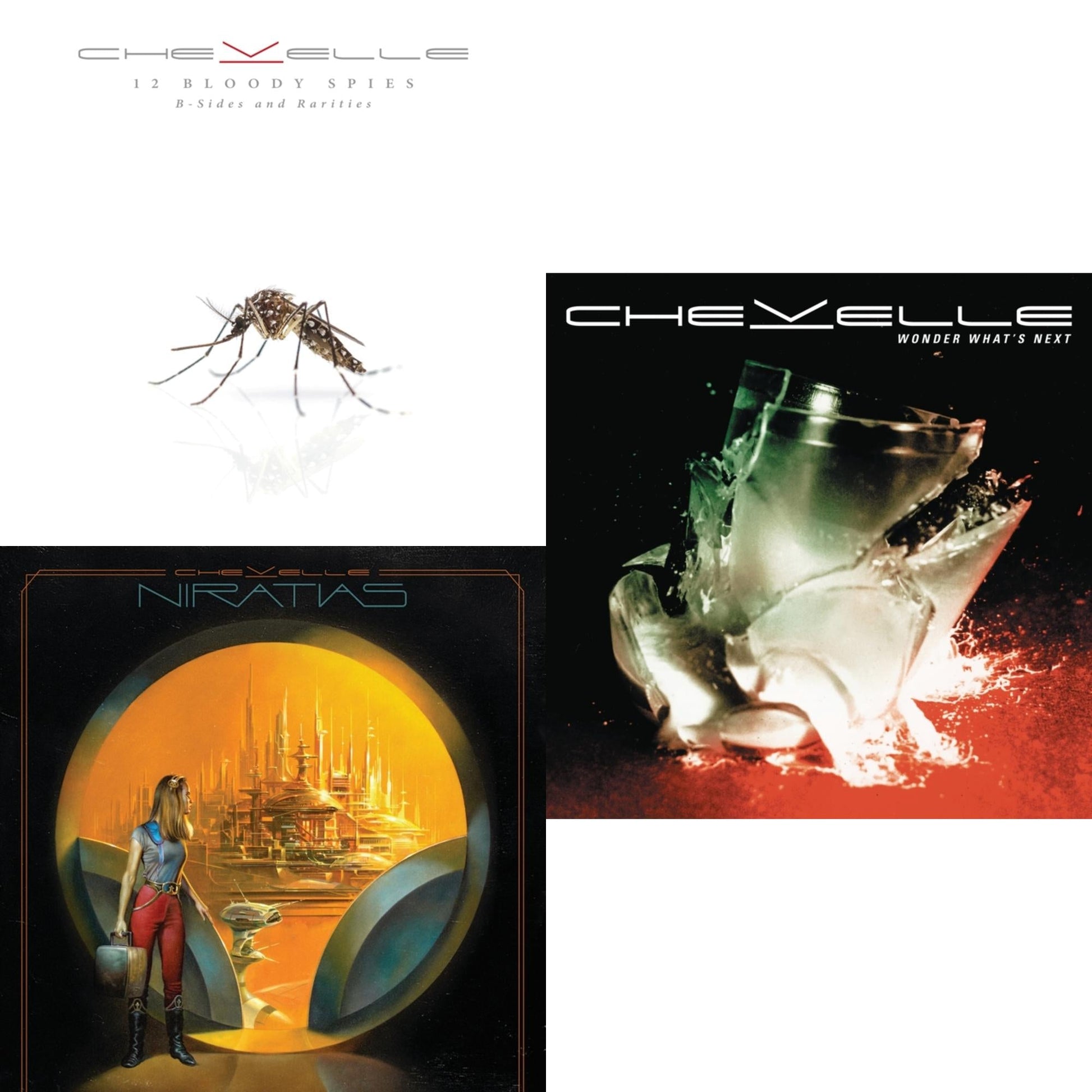 This is a 3 LP Vinyl SKU bundle.
1.This LP Vinyl is brand new.Format: LP VinylThis item's title is: 12 Bloody Spies: B-Sides And Rarities (150G/Dl Code)Artist: ChevelleLabel: EPICBarcode: 190758989013Release Date: 11/2/2018
2.This LP Vinyl is brand new.