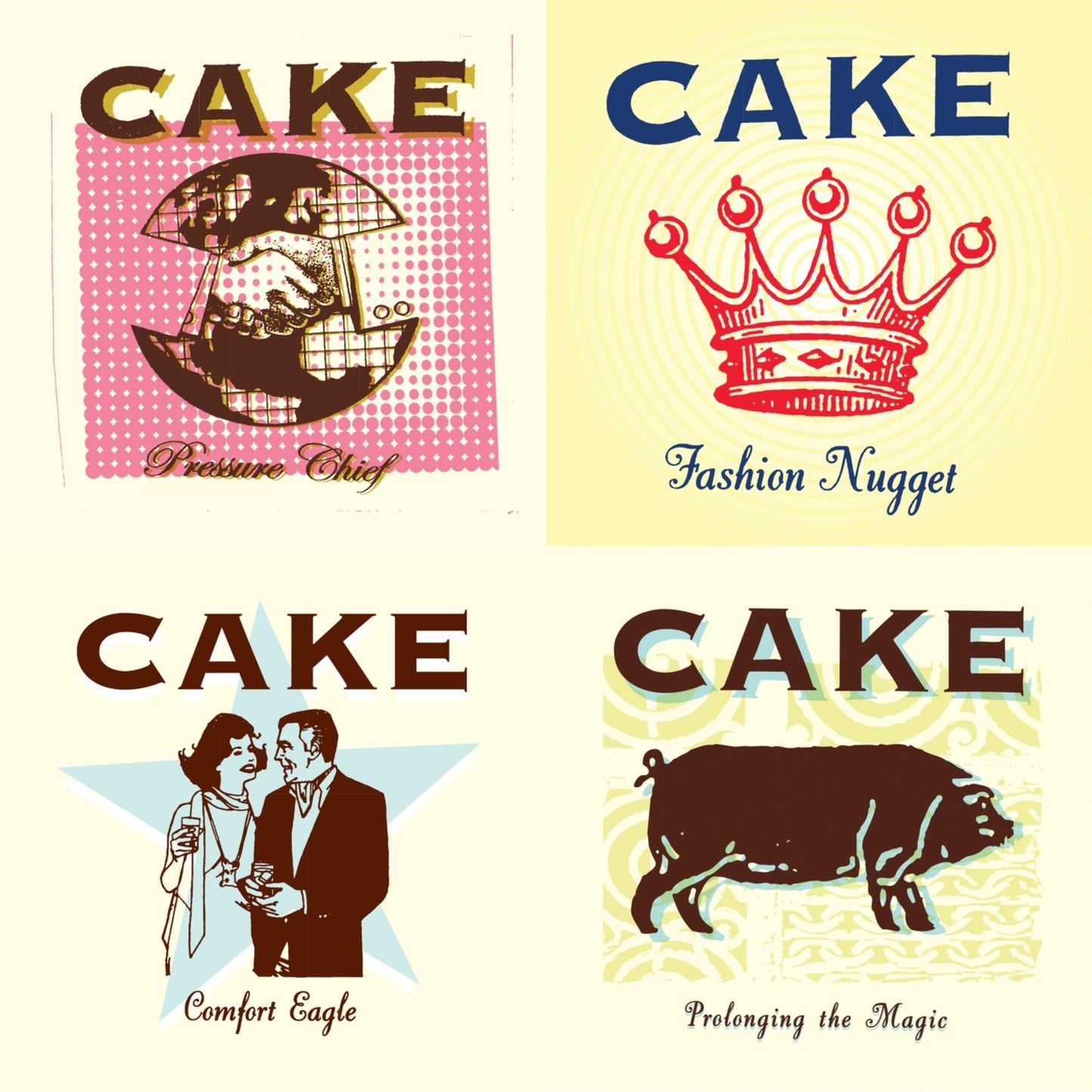 This is a 4 LP Vinyl SKU bundle.
1.This LP Vinyl is brand new.Format: LP VinylThis item's title is: Pressure ChiefArtist: CakeBarcode: 196588093210Release Date: 3/15/2024
2.This LP Vinyl is brand new.