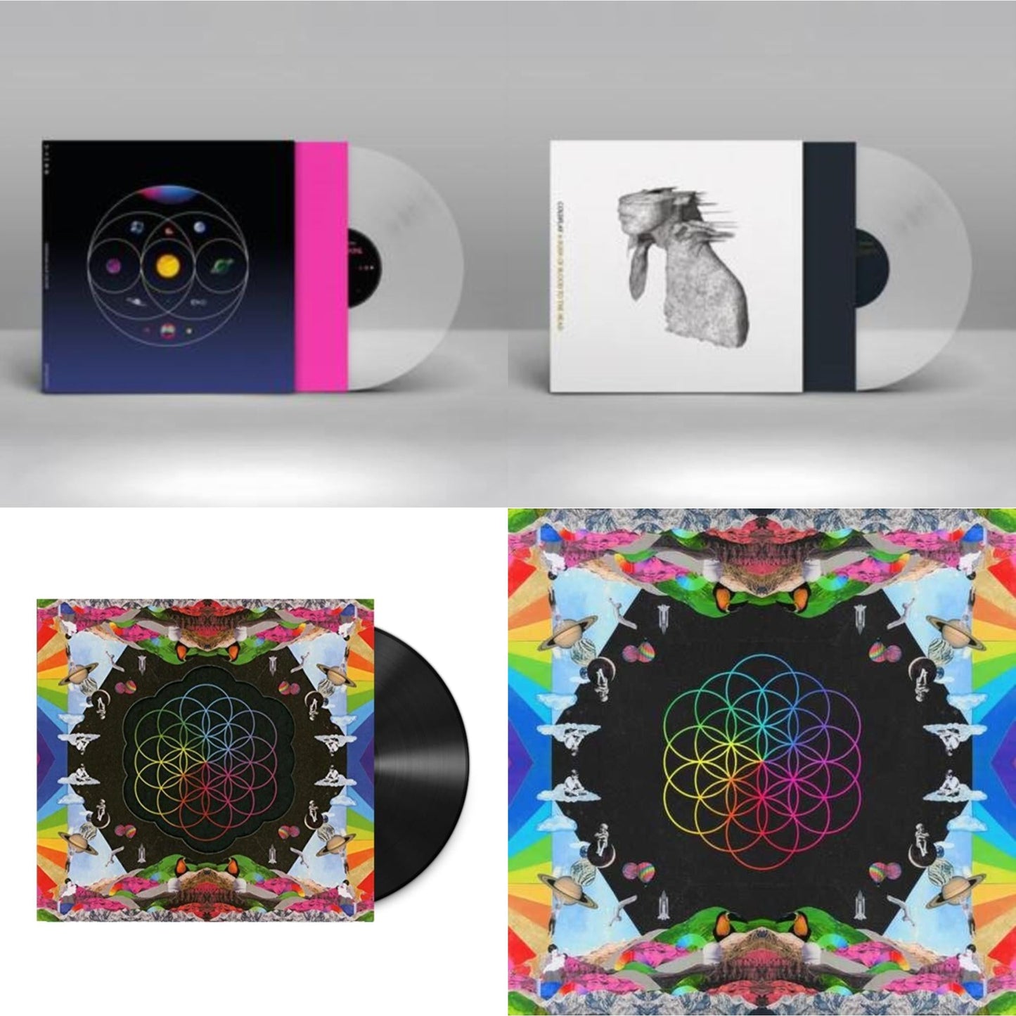 Music Of The Spheres (X) (140G/Clear Eco LP Vinyl) & Rush Of Blood To The Head (140G/Clear Eco LP Vinyl) & Head Full Of Dreams & Head Full Of Dreams (Dl Code)
