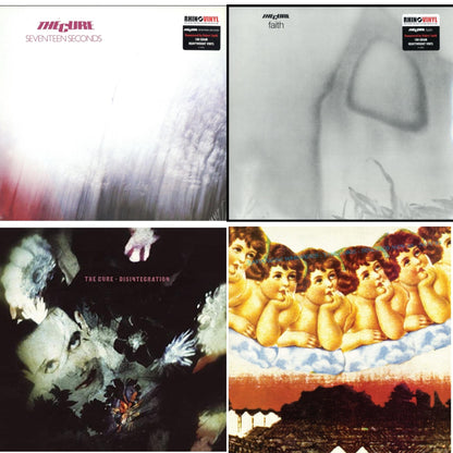 Seventeen Seconds (180G) & Faith (180G) & Disintegration & Japanese Whispers: The Cure Singles Nov 82:Nov 83 (Clear LP Vinyl/Transclear Sleeve W/ Inner Bag)