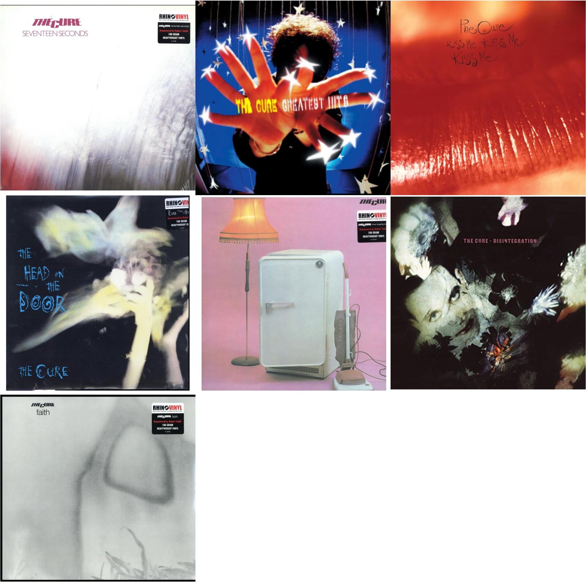 This is a 7 LP Vinyl SKU bundle.
1.This LP Vinyl is brand new.Format: LP VinylMusic Style: New WaveThis item's title is: Seventeen Seconds (180G)Artist: CureLabel: ELEKTRA CATALOG GROUPBarcode: 081227981600Release Date: 9/6/2016
2.This LP Vinyl is brand new.