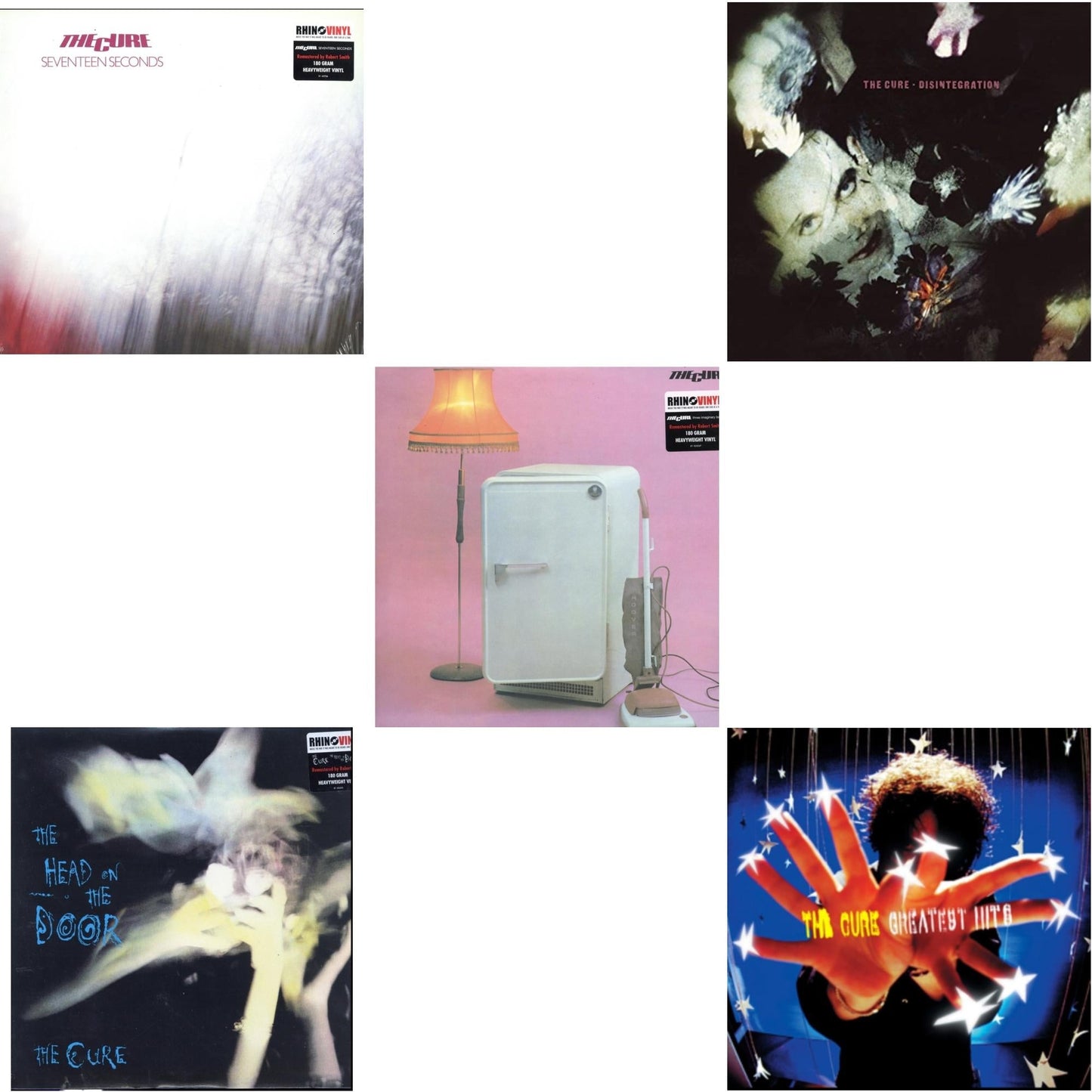 Greatest Hits (2LP) & Head On The Door (180G) & Three Imaginary Boys (180G) & Seventeen Seconds (180G) & Disintegration