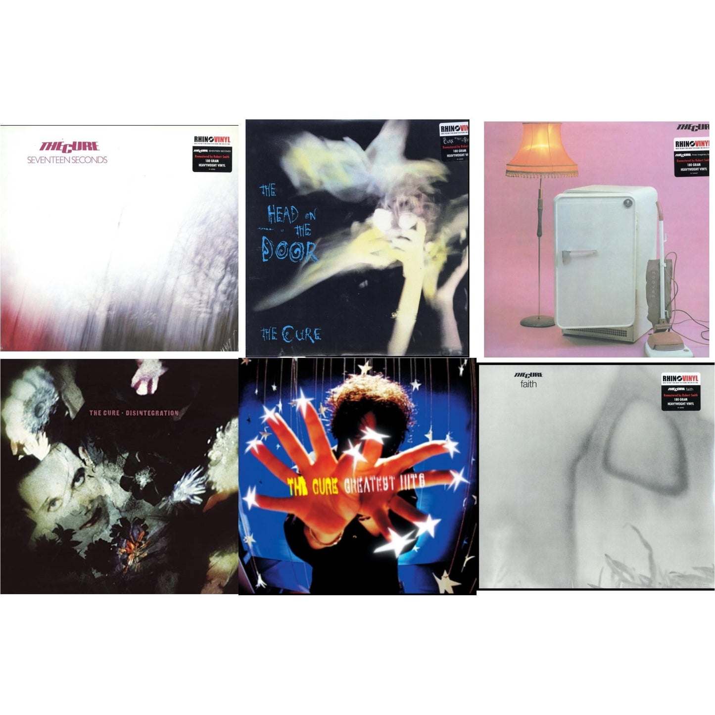 Greatest Hits (2LP) & Head On The Door (180G) & Three Imaginary Boys (180G) & Seventeen Seconds (180G) & Faith (180G) & Disintegration