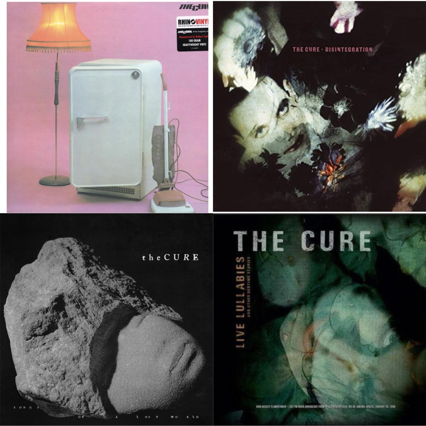 Three Imaginary Boys (180G) & Disintegration & Songs Of A Lost World (Biovinyl/180G) & Live Lullabies & Other Bedtime Stories (Yellow LP Vinyl)