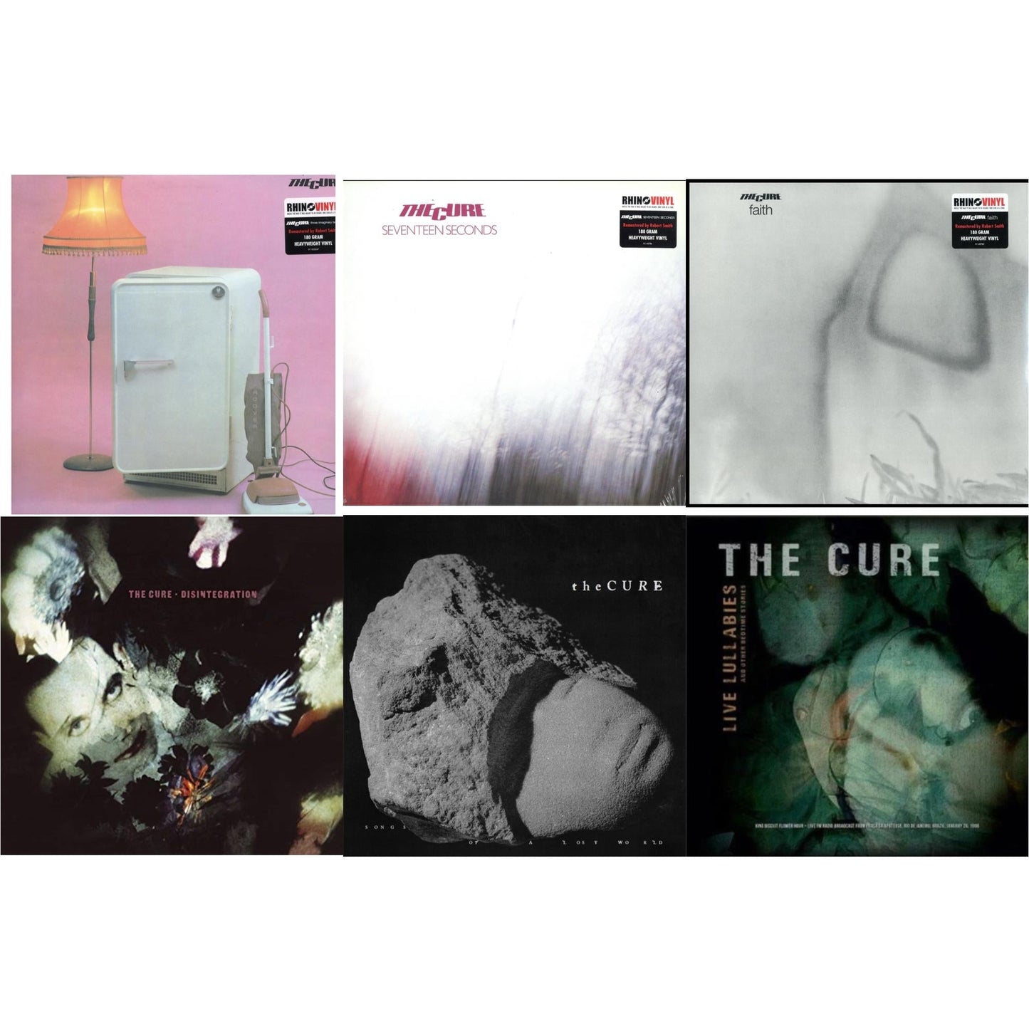 Three Imaginary Boys (180G) & Seventeen Seconds (180G) & Faith (180G) & Disintegration & Songs Of A Lost World (Biovinyl/180G) & Live Lullabies & Other Bedtime Stories (Yellow LP Vinyl)