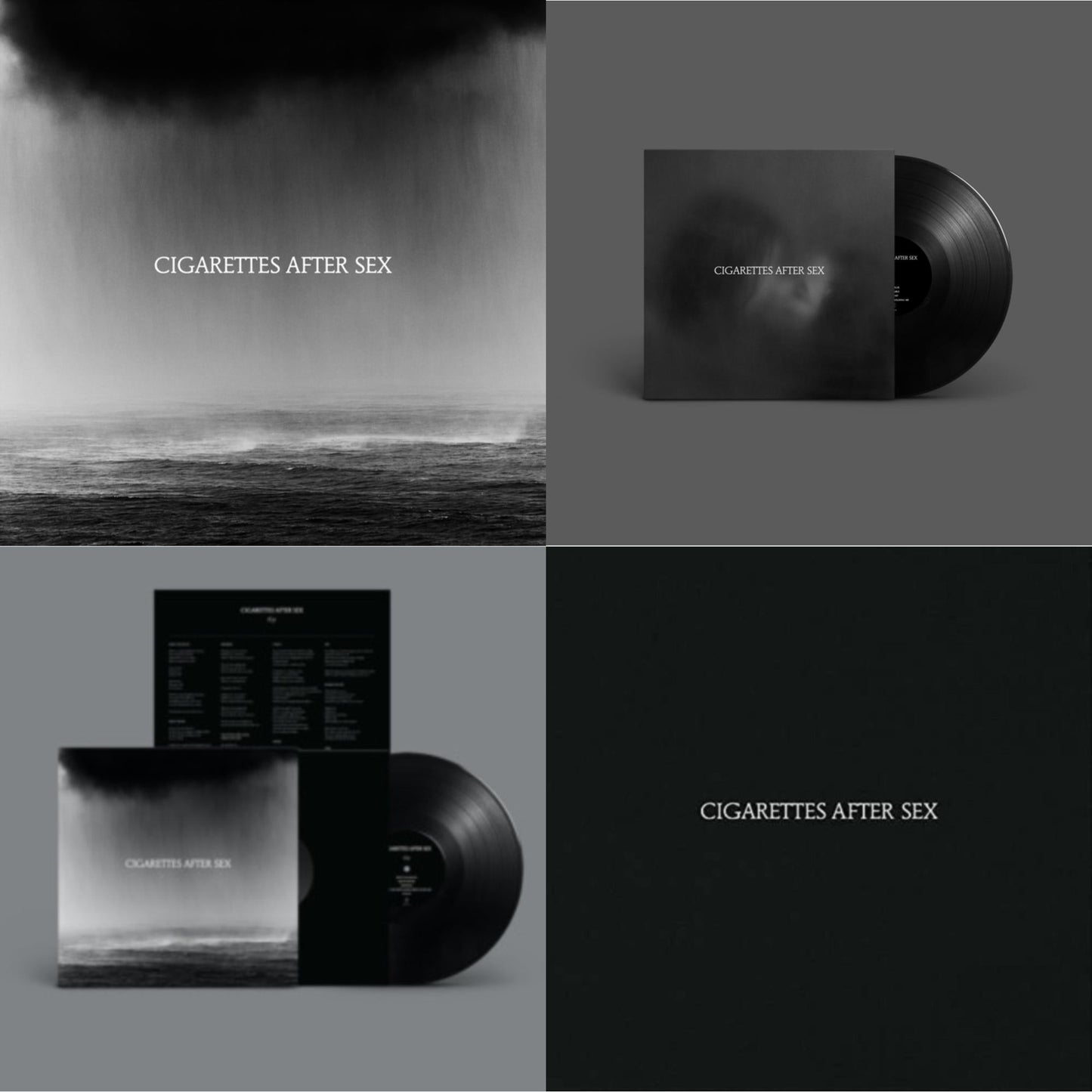 This is a 4 LP Vinyl SKU bundle.
1.This LP Vinyl is brand new.Format: LP VinylMusic Style: Indie RockThis item's title is: Cigarettes After SexArtist: Cigarettes After SexLabel: PARTISAN RECORDSBarcode: 720841214618Release Date: 6/9/2017
2.This LP Vinyl is brand new.