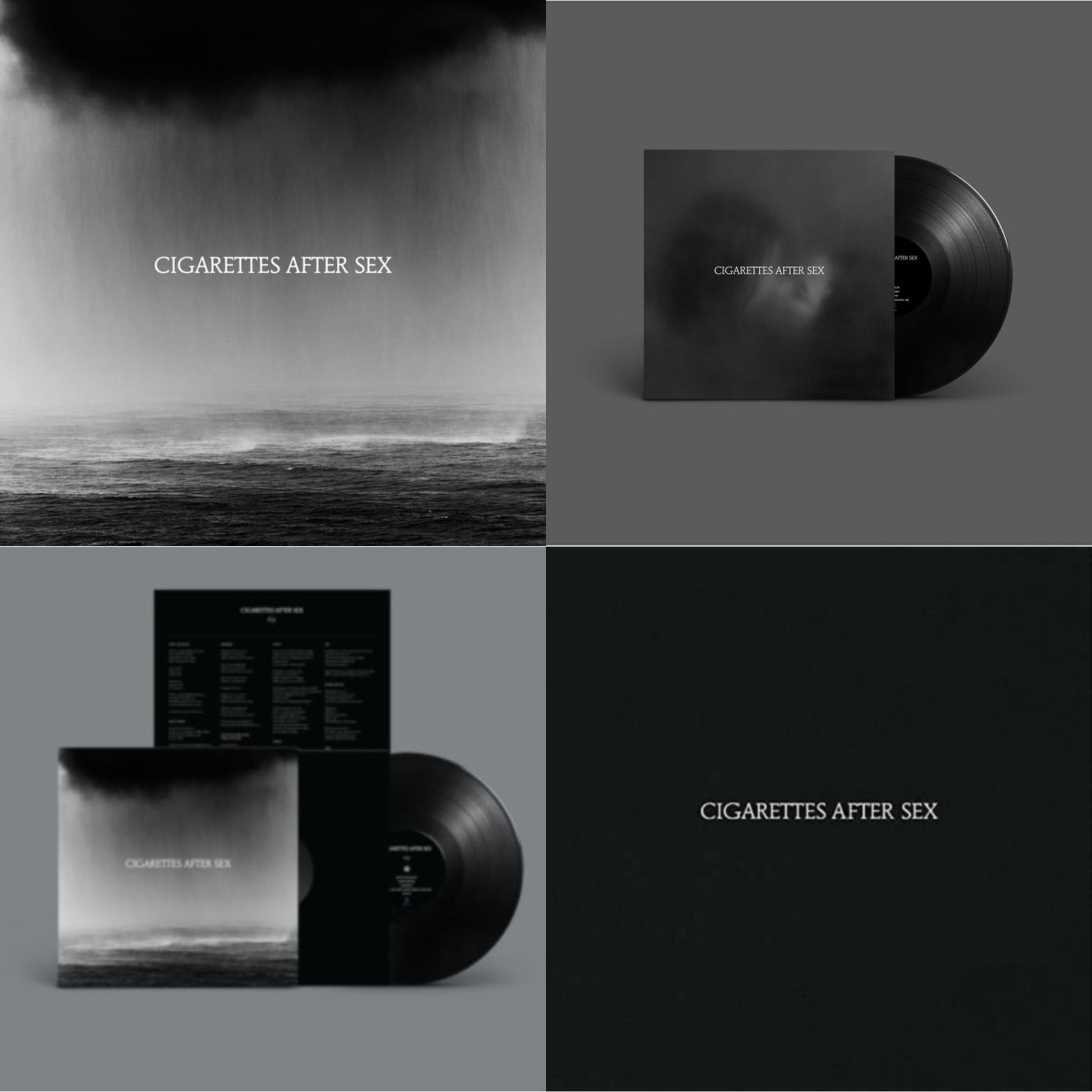 This is a 4 LP Vinyl SKU bundle.
1.This LP Vinyl is brand new.Format: LP VinylMusic Style: Indie RockThis item's title is: Cigarettes After SexArtist: Cigarettes After SexLabel: PARTISAN RECORDSBarcode: 720841214618Release Date: 6/9/2017
2.This LP Vinyl is brand new.