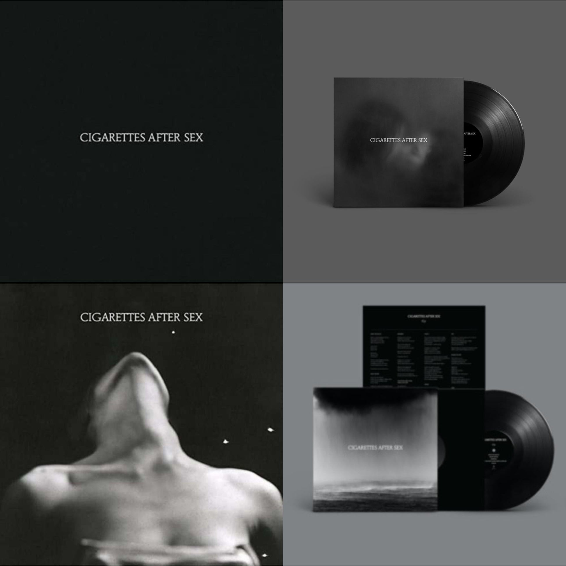 This is a 4 LP Vinyl SKU bundle.
1.This LP Vinyl is brand new.Format: LP VinylMusic Style: Indie PopThis item's title is: I.Artist: Cigarettes After SexLabel: SPANISH PRAYERSBarcode: 655003842340Release Date: 2/3/2017
2.This LP Vinyl is brand new.