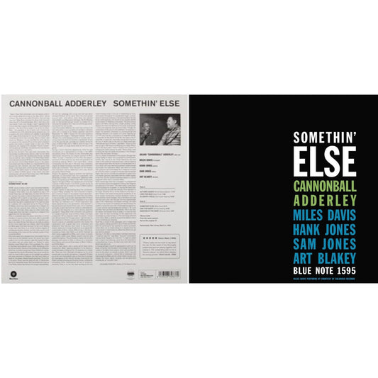 This is a 2 LP Vinyl SKU bundle.
1.This LP Vinyl is brand new.Format: LP VinylMusic Style: Hard BopThis item's title is: Somethin' Else (Blue Note Classic LP Vinyl Edition)Artist: Cannonball AdderleyLabel: BLUE NOTEBarcode: 602507465551Release Date: 2/12/2021
2.