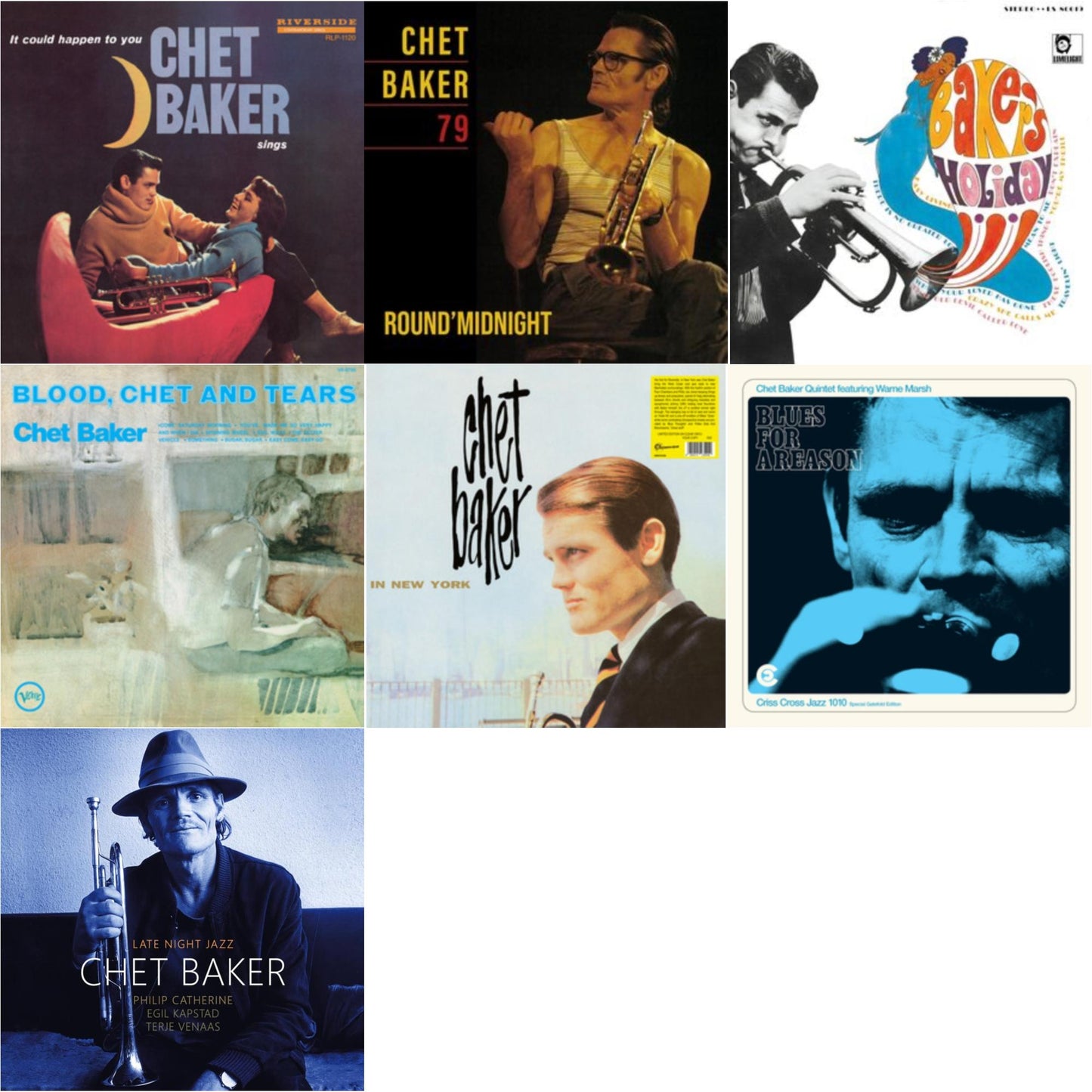 It Could Happen To You & Round Midnight 79 & Baker's Holiday (Verve Acoustic Sounds Series)  & Blood, Chet & Tears (Verve By Request Series)  & In New York (Clear LP Vinyl) & Blues For A Reason (Feat. Warne Marsh) & Late Night Jazz (2LP)