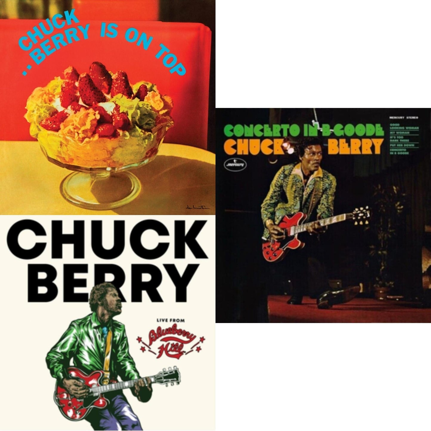 Live From Blueberry Hill & Berry Is On Top (180G/Red LP Vinyl/Limited/Anniversary Edition) & Concerto In B Goode