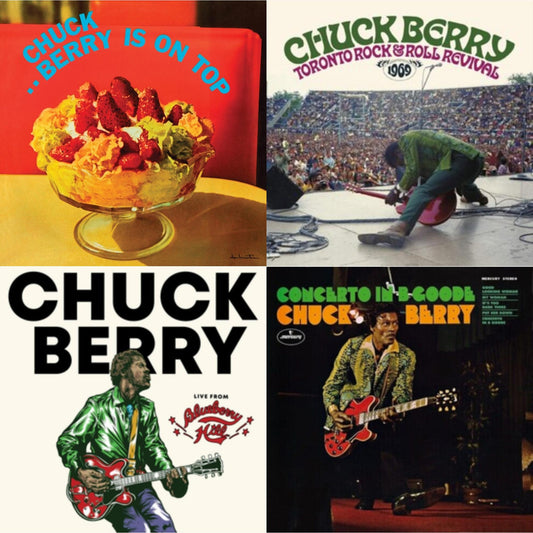 This is a 4 LP Vinyl SKU bundle.
1.This LP Vinyl is brand new.Format: LP VinylMusic Style: Rock & RollThis item's title is: Toronto Rock 'N' Roll Revival 1969 (Swirl Vinyl/2LP)Artist: Chuck BerryLabel: SUNSET BLVD RECORDSBarcode: 708535700425Release Date: 5/27/2022
2.