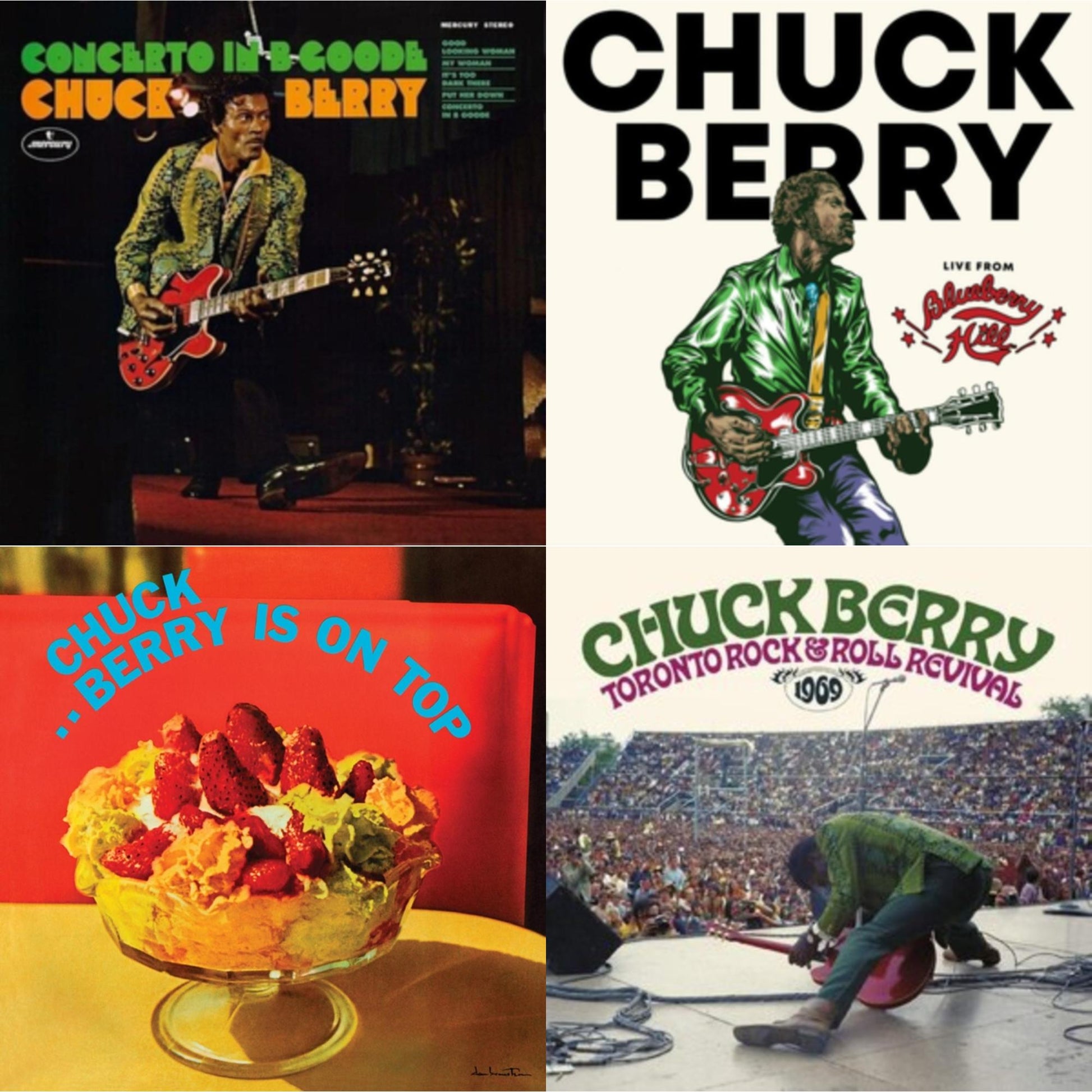 This is a 4 LP Vinyl SKU bundle.
1.This LP Vinyl is brand new.Format: LP VinylMusic Style: Rock & RollThis item's title is: Concerto In B GoodeArtist: Chuck BerryLabel: ANAGRAM MUSICBarcode: 8435395503058Release Date: 5/20/2022
2.This LP Vinyl is brand new.
