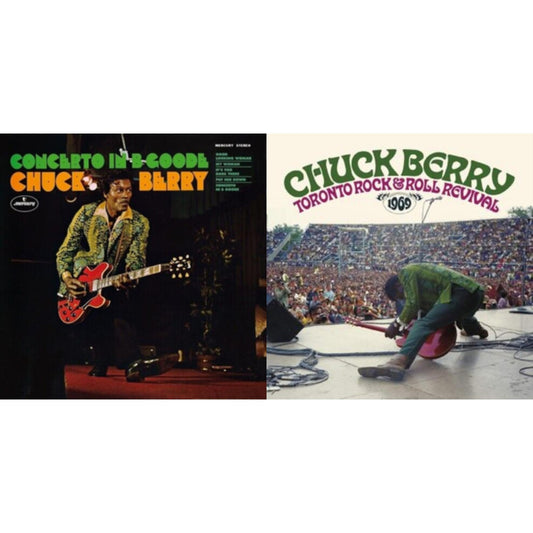 This is a 2 LP Vinyl SKU bundle.
1.This LP Vinyl is brand new.Format: LP VinylMusic Style: Rock & RollThis item's title is: Toronto Rock 'N' Roll Revival 1969 (Swirl Vinyl/2LP)Artist: Chuck BerryLabel: SUNSET BLVD RECORDSBarcode: 708535700425Release Date: 5/27/2022
2.