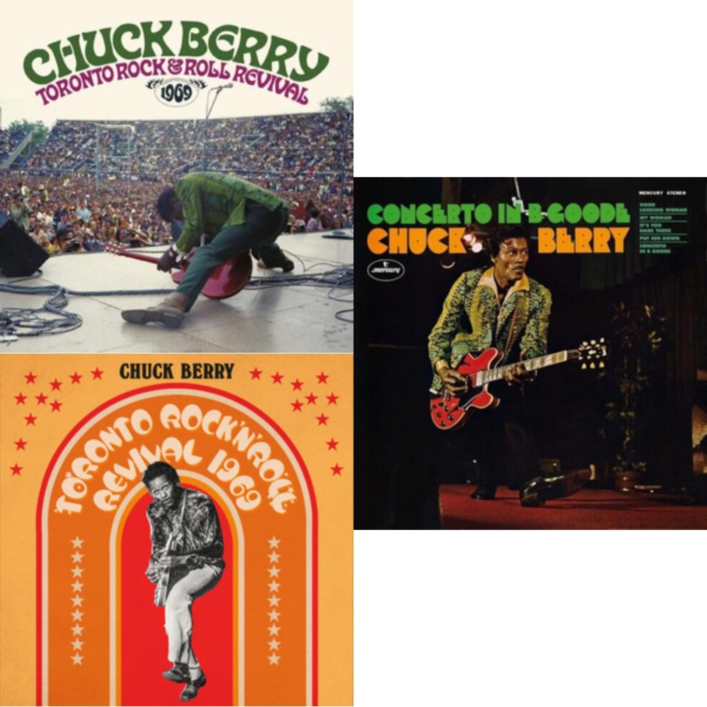 Toronto Rock 'N' Roll Revival 1969 (Swirl Vinyl/2LP) & Toronto Rock N Roll Revival 1969 (Orange LP Vinyl) & Concerto In B Goode