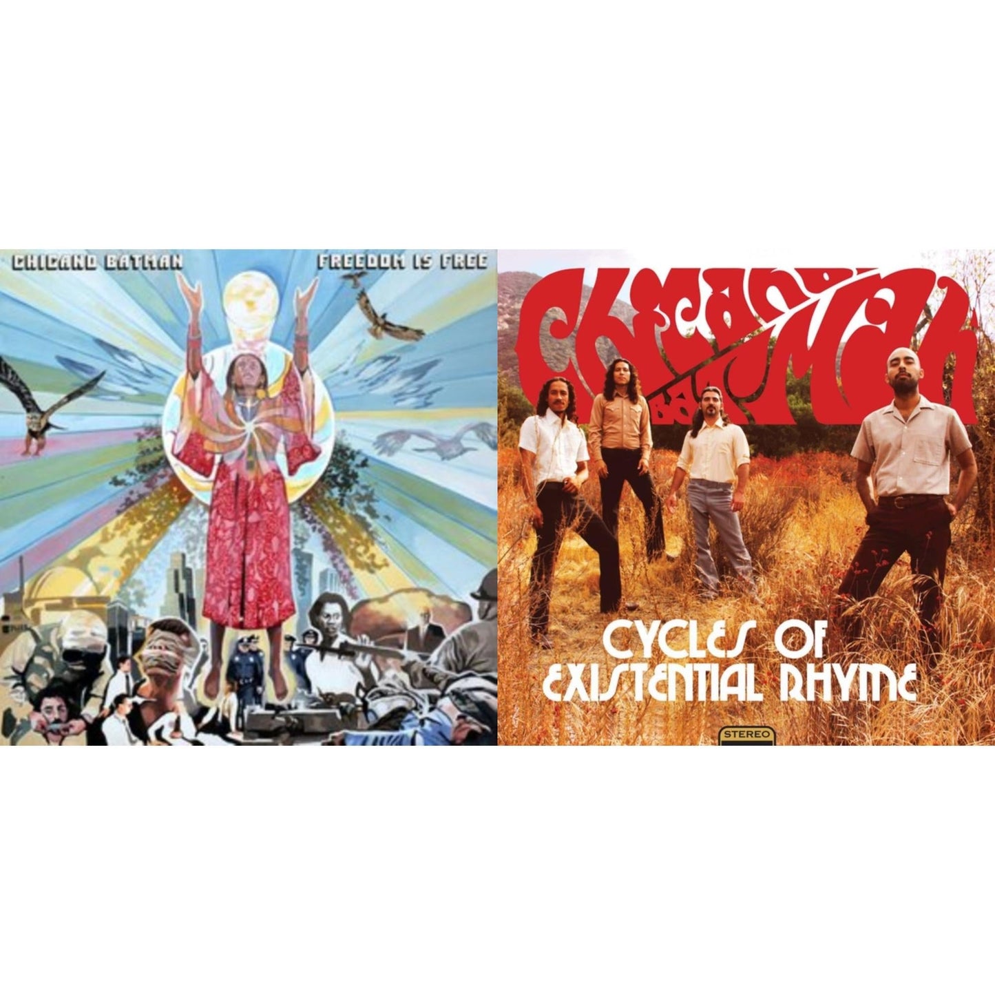 This is a 2 LP Vinyl SKU bundle.
1.This LP Vinyl is brand new.Format: LP VinylMusic Style: CumbiaThis item's title is: Cycles Of Existential Rhyme (Marbled Magma LP Vinyl)Artist: Chicano BatmanLabel: ATO RECORDSBarcode: 880882454814Release Date: 10/15/2021
2.