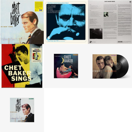 This is a 7 LP Vinyl SKU bundle.
1.This LP Vinyl is brand new.Format: LP VinylMusic Style: Cool JazzThis item's title is: In New York (Clear LP Vinyl)Artist: Chet BakerLabel: Destination Moon (3)Barcode: 8055515235449Release Date: 9/6/2024
2.This LP Vinyl is brand new.