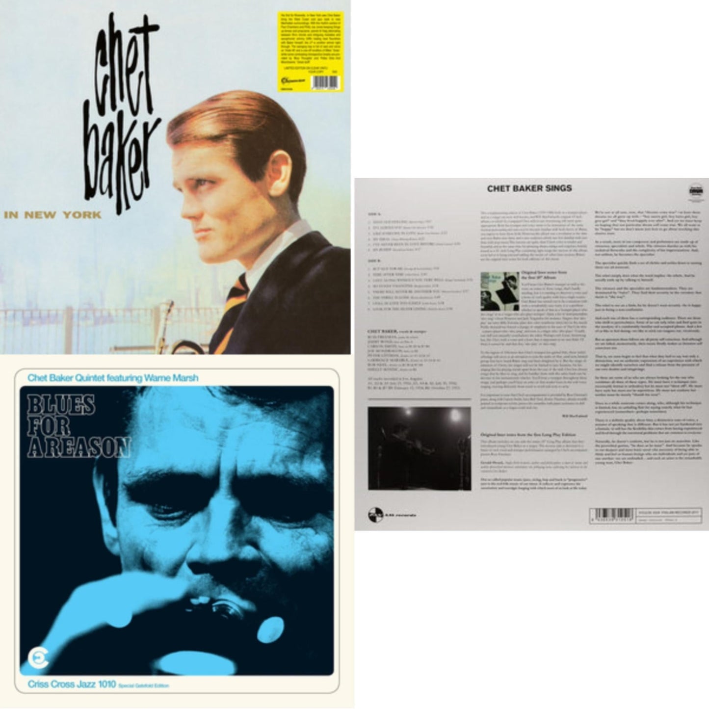 In New York (Clear LP Vinyl) & Blues For A Reason (Feat. Warne Marsh) & Sings