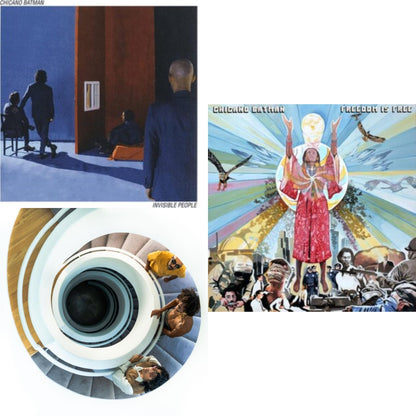 Invisible People (Pink Elephant LP Vinyl ) & Freedom Is Free (Pink & Blue Splatter LP Vinyl) & Notebook Fantasy (Clear LP Vinyl)