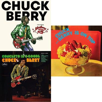 Chuck Berry - Live From Blueberry Hill & Berry Is On Top (180G/Red LP Vinyl/Limited/Anniversary Edition) & Concerto In B Goode