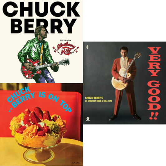 Live From Blueberry Hill & Berry Is On Top (180G/Red LP Vinyl/Limited/Anniversary Edition) & Very Good!! Chuck Berry’S 20 Greatest Rock & Roll Hits