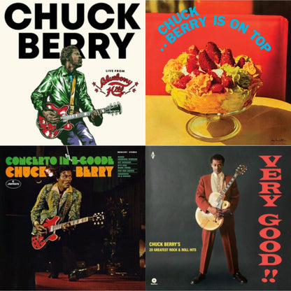 Live From Blueberry Hill & Berry Is On Top (180G/Red LP Vinyl/Limited/Anniversary Edition) & Concerto In B Goode & Very Good!! Chuck Berry’S 20 Greatest Rock & Roll Hits
