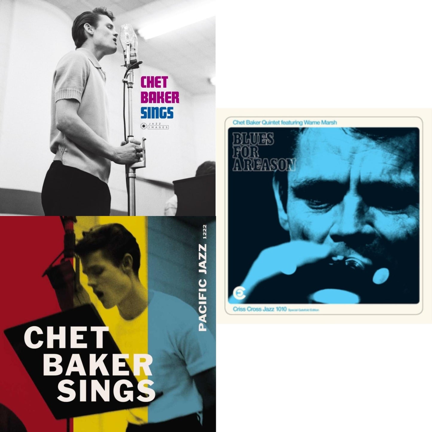 This is a 3 LP Vinyl SKU bundle.
1.This LP Vinyl is brand new.Format: LP VinylMusic Style: Cool JazzThis item's title is: Sings (180G/Gatefold)Artist: Chet BakerLabel: Jazz ImagesBarcode: 8436569191088Release Date: 4/27/2018
2.This LP Vinyl is brand new.