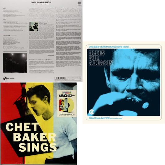 This is a 3 LP Vinyl SKU bundle.
1.This LP Vinyl is brand new.Format: LP VinylThis item's title is: Blues For A Reason (Feat. Warne Marsh)Artist: Chet BakerBarcode: 8435395503782Release Date: 10/27/2023
2.This LP Vinyl is brand new.