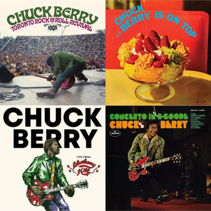 This is a 4 LP Vinyl SKU bundle.
1.This LP Vinyl is brand new.Format: LP VinylMusic Style: Rock & RollThis item's title is: Toronto Rock 'N' Roll Revival 1969 (Swirl Vinyl/2LP)Artist: Chuck BerryLabel: SUNSET BLVD RECORDSBarcode: 708535700425Release Date: 5/27/2022
2.