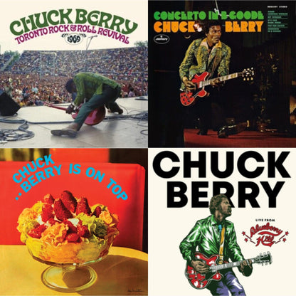 This is a 4 LP Vinyl SKU bundle.
1.This LP Vinyl is brand new.Format: LP VinylMusic Style: Rock & RollThis item's title is: Toronto Rock 'N' Roll Revival 1969 (Swirl Vinyl/2LP)Artist: Chuck BerryLabel: SUNSET BLVD RECORDSBarcode: 708535700425Release Date: 5/27/2022
2.