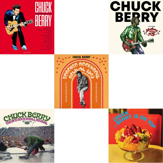 Ultimate Collection (Red LP Vinyl/180G) & Toronto Rock 'N' Roll Revival 1969 (Swirl Vinyl/2LP) & Toronto Rock N Roll Revival 1969 (Orange LP Vinyl) & Live From Blueberry Hill & Berry Is On Top (180G/Red LP Vinyl/Limited/Anniversary Edition)