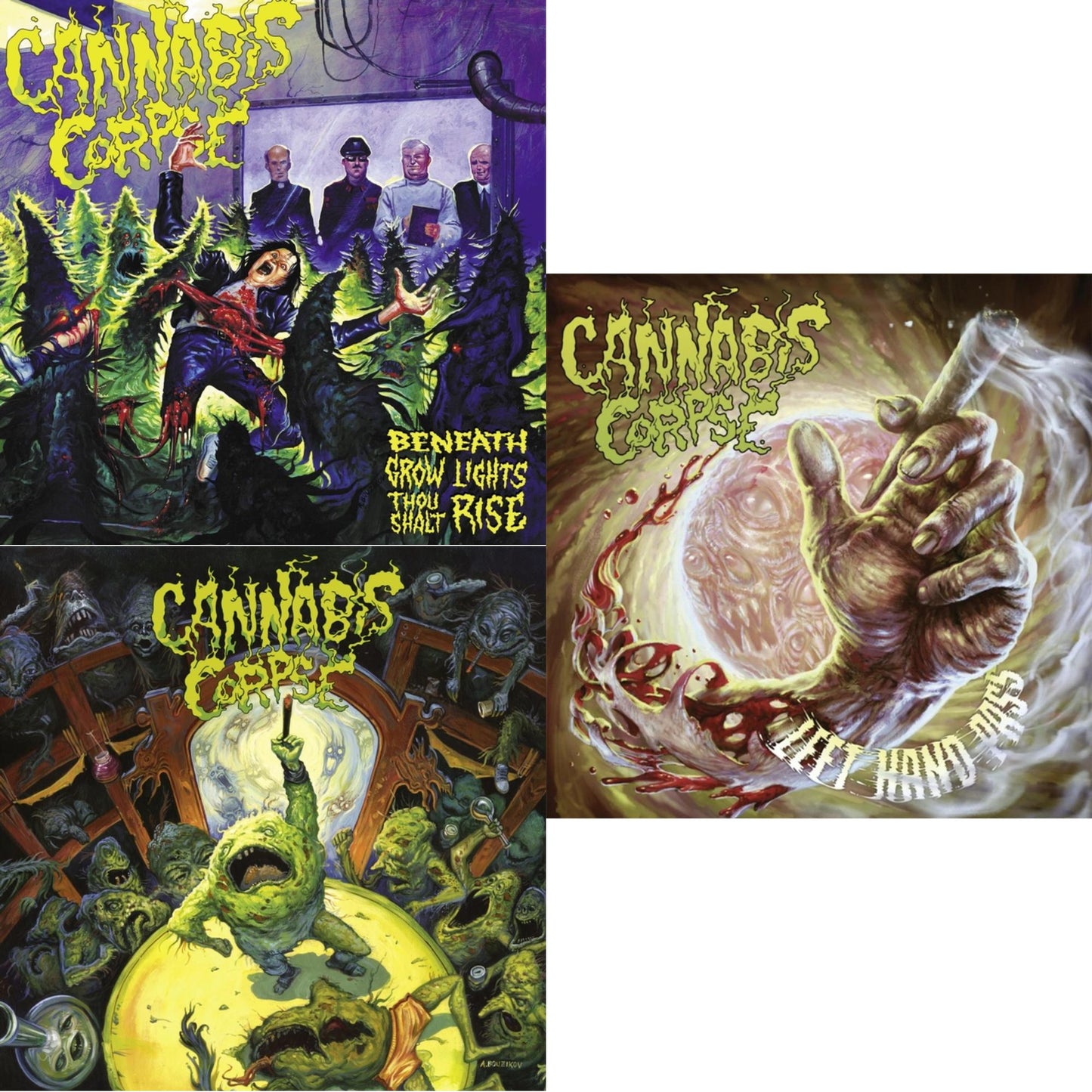 Weeding (White LP Vinyl) & Beneath Grow Lights Thou Shalt Rise (Picture Disc/Limited) & Left Hand Pass (Ltd/Light Rose LP Vinyl)