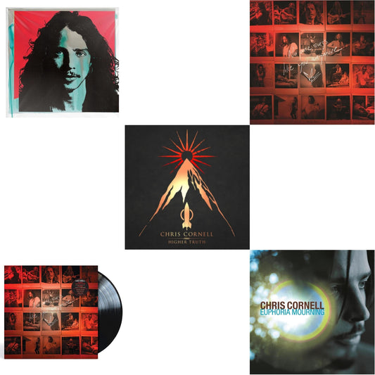 This is a 5 LP Vinyl SKU bundle.
1.This LP Vinyl is brand new.Format: LP VinylMusic Style: Alternative RockThis item's title is: No One Sings Like You AnymoreArtist: Chris CornellLabel: A&MBarcode: 602435451220Release Date: 3/19/2021
2.This LP Vinyl is brand new.