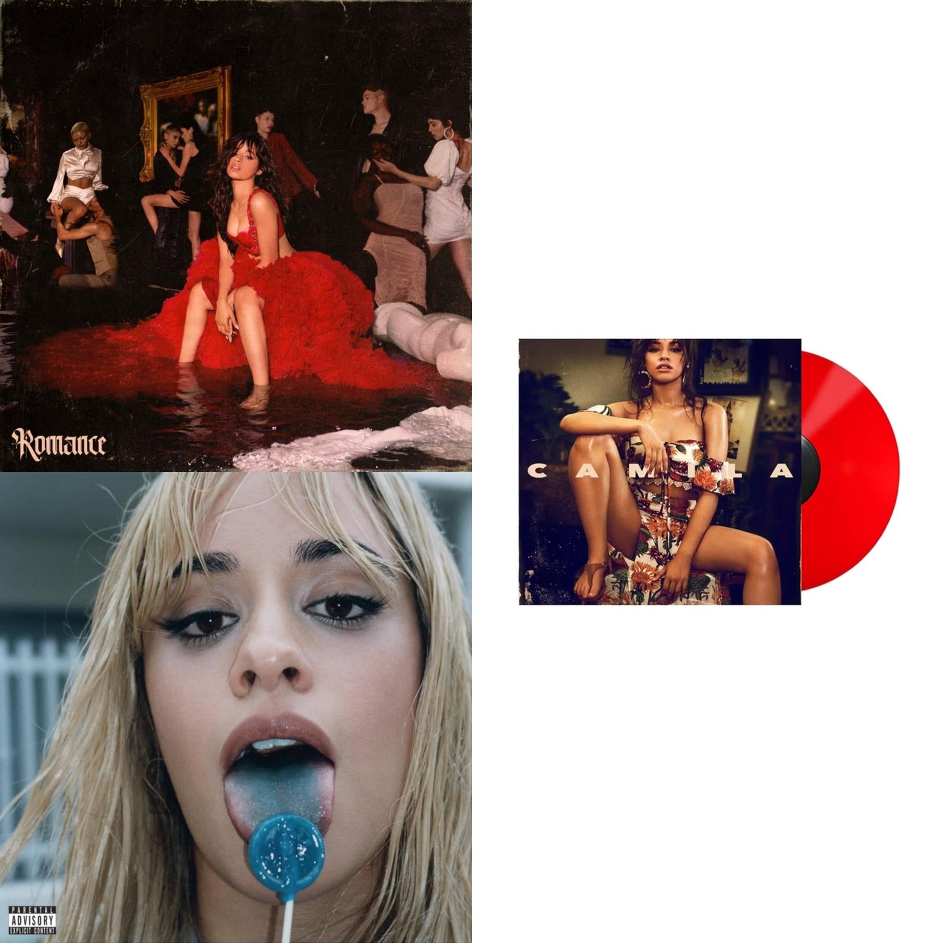This is a 3 LP Vinyl SKU bundle.
1.This LP Vinyl is brand new.Format: LP VinylMusic Style: Contemporary R&BThis item's title is: Romance (2LP/140G/Side 4 Etching)Artist: Camila CabelloLabel: EPIC/SYCO MUSICBarcode: 194397230017Release Date: 6/5/2020
2.This LP Vinyl is brand new.