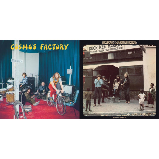 Cosmo's Factory (Remastered 2025) (Apple Red LP Vinyl) & Willy And The Poor Boys (Remastered 2025) (Canary Yellow LP Vinyl)
