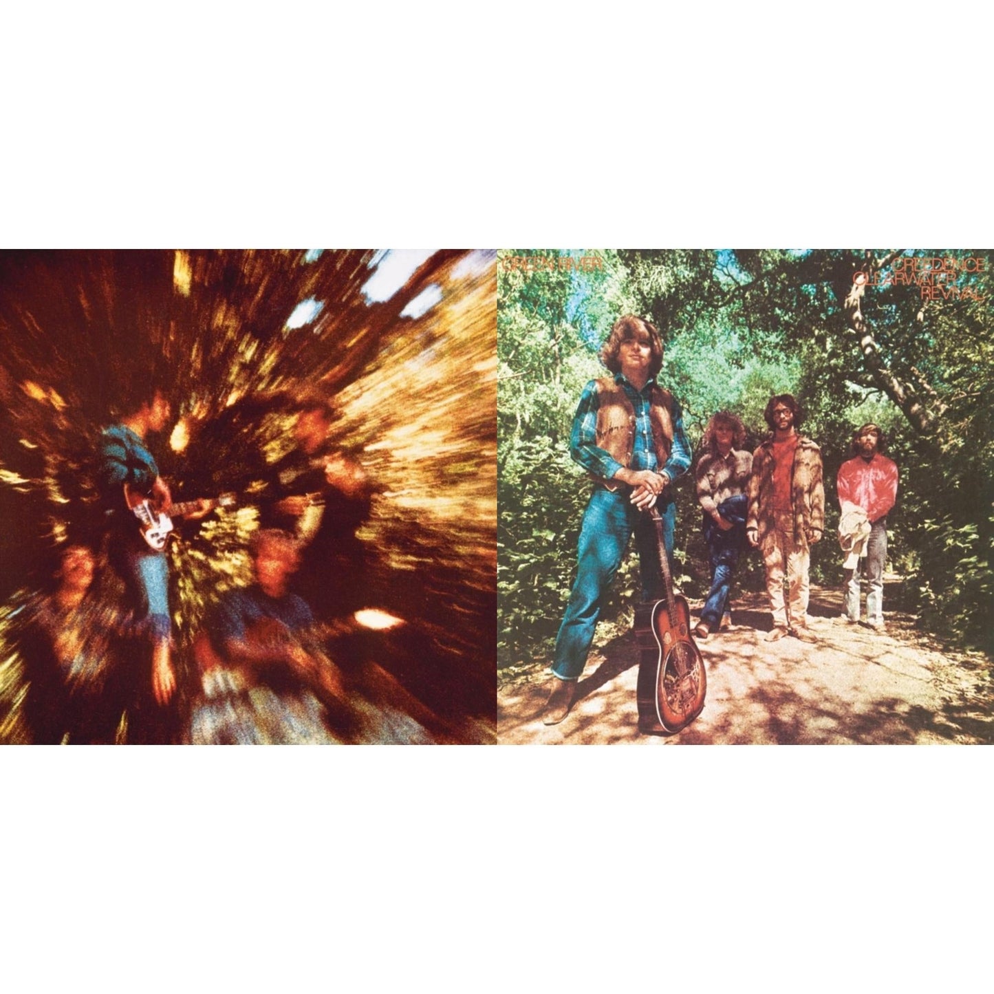Bayou Country (Remastered 2025) (Tangerine LP Vinyl) & Green River (Remastered 2025) (Olive Green LP Vinyl)