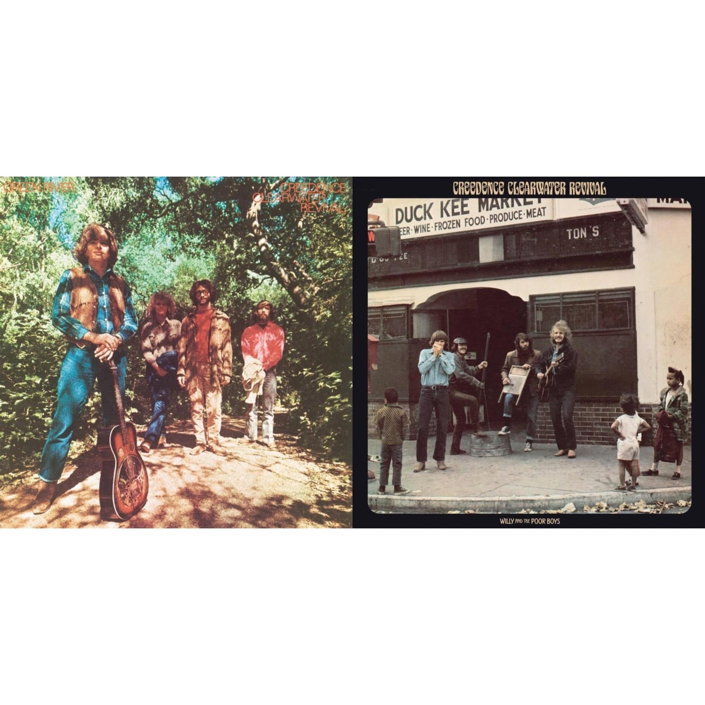 Green River (Remastered 2025) (Olive Green LP Vinyl) & Willy And The Poor Boys (Remastered 2025) (Canary Yellow LP Vinyl)